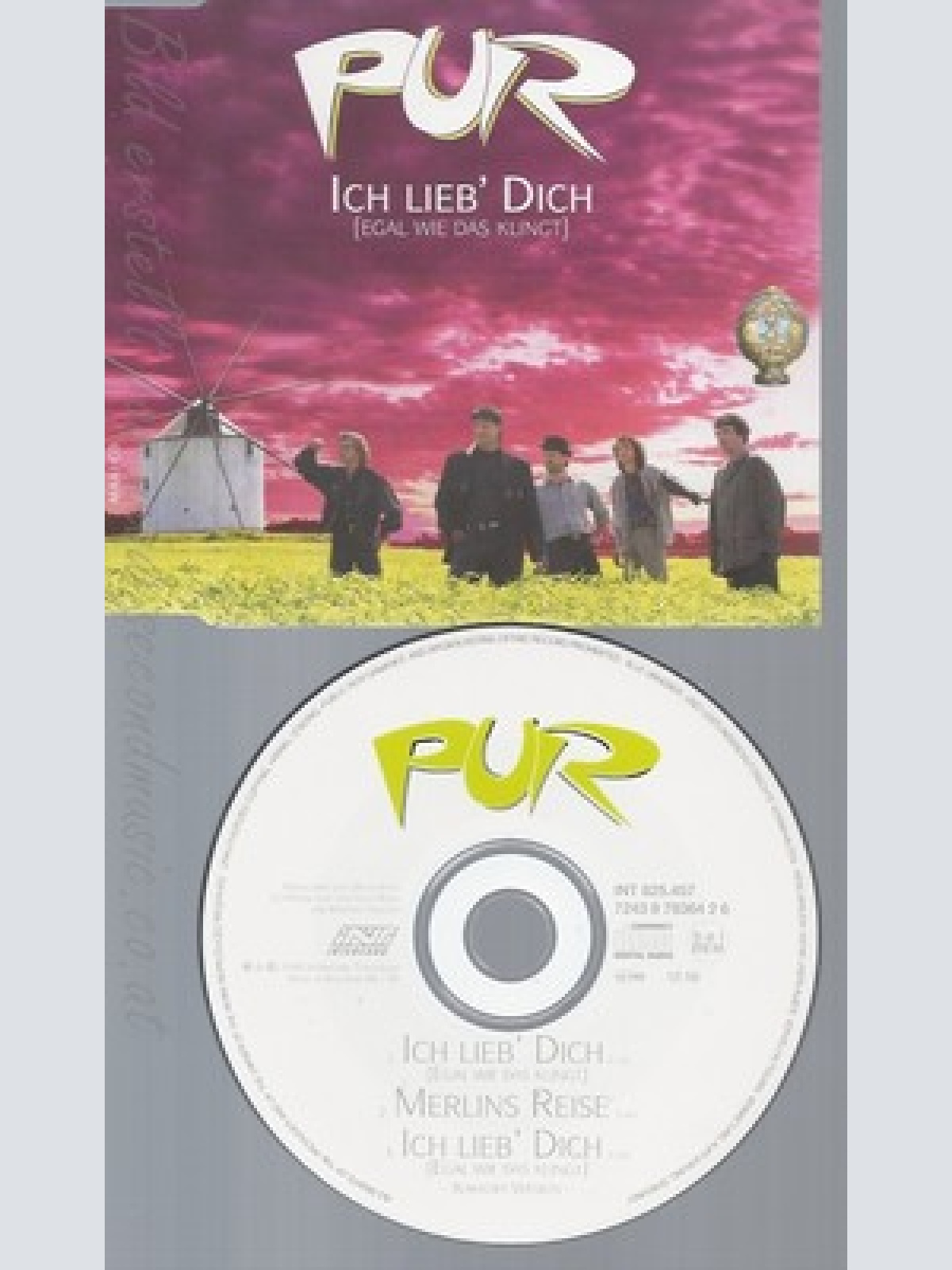 CD--PUR -- -ICH LIEB DICH ---EGAL WIE DAS K.