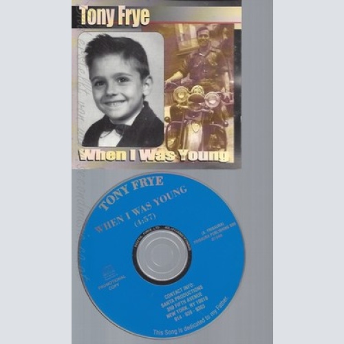 CD--TONY FRYE--WHEN I WAS YOUNG --PROMO