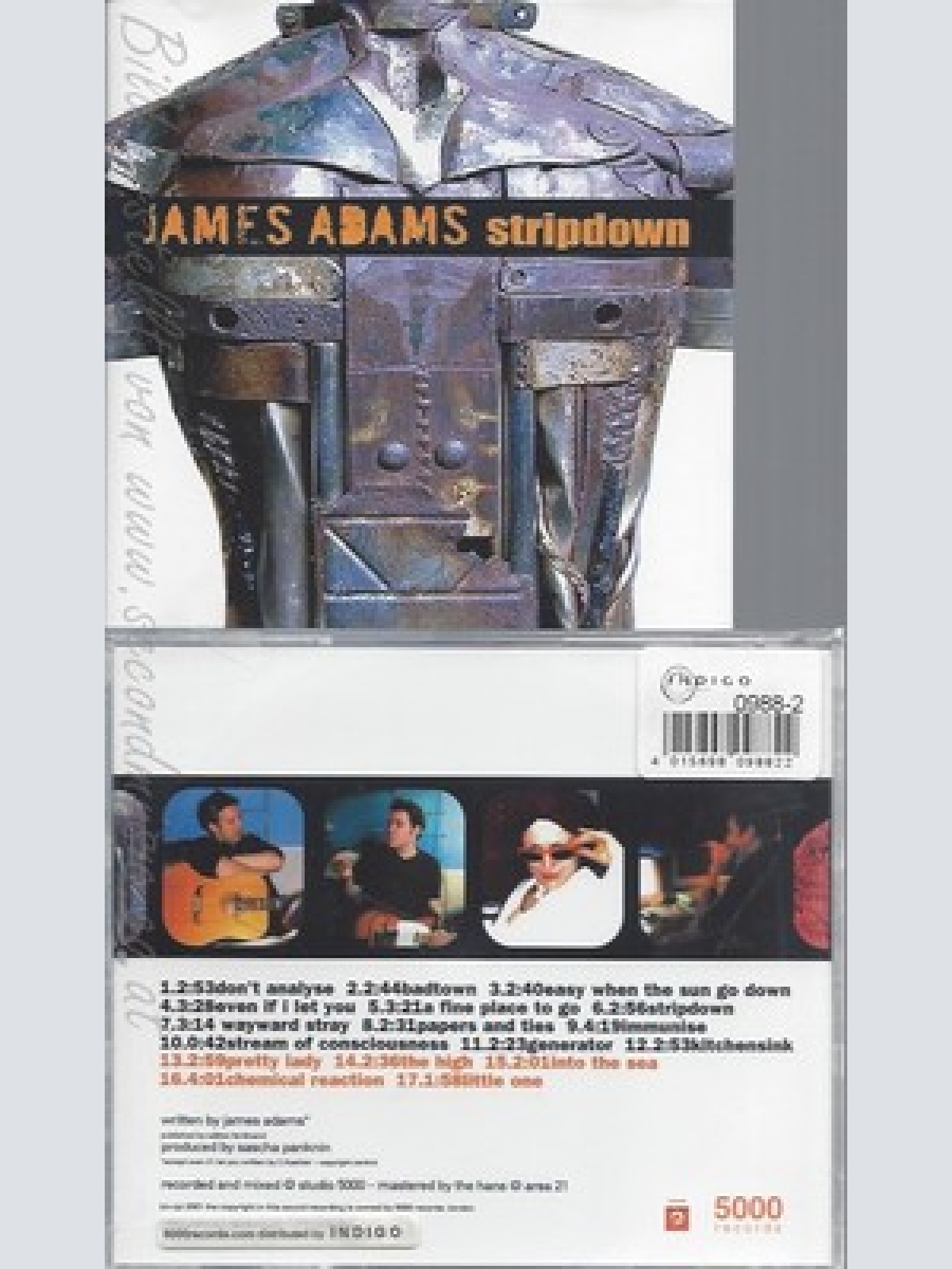 CD--JAMES ADAMS -- -- STRIPDOWN