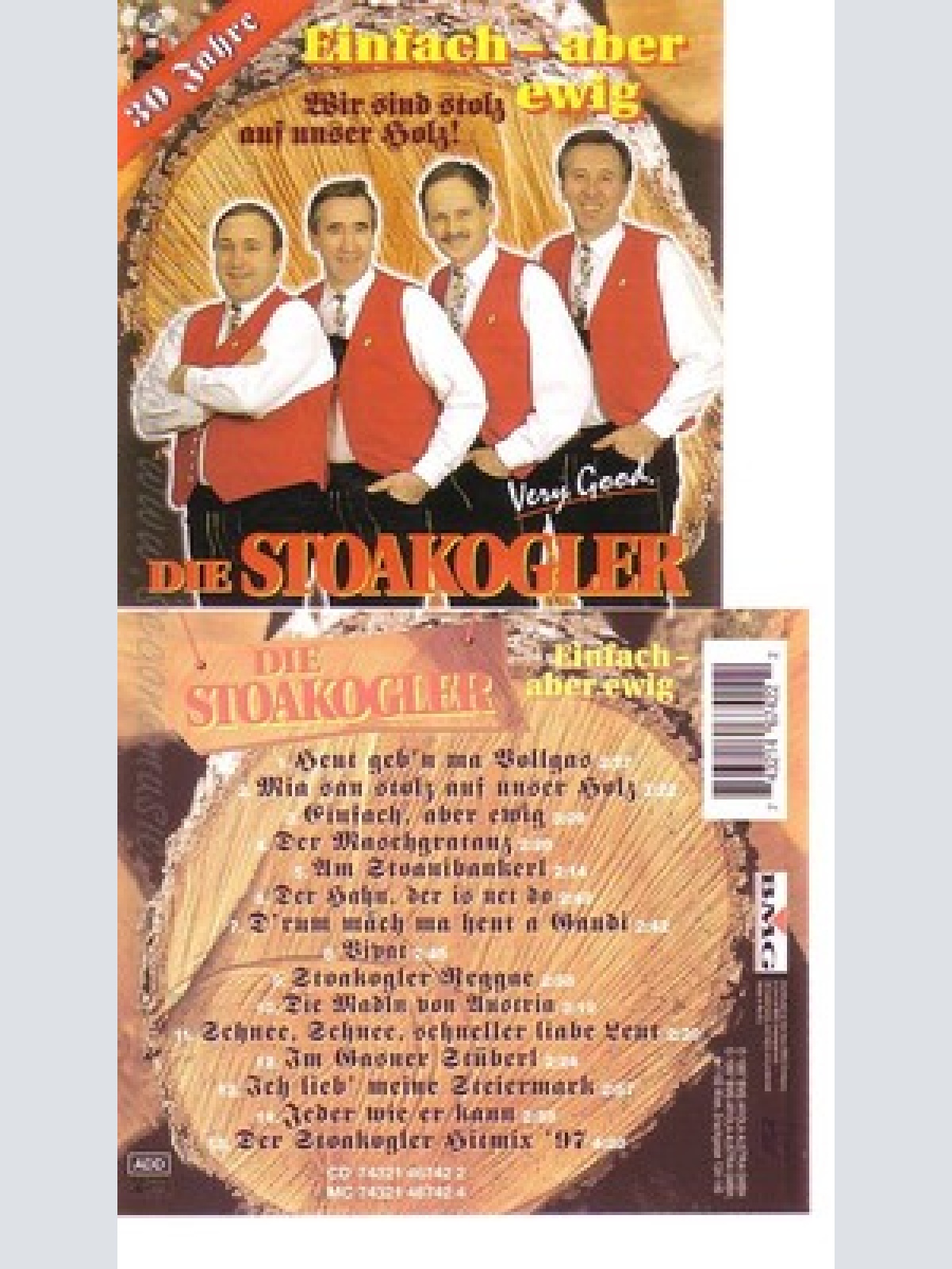 CD--DIE STOAKOGLER -- -- EINFACH ABER EWIG