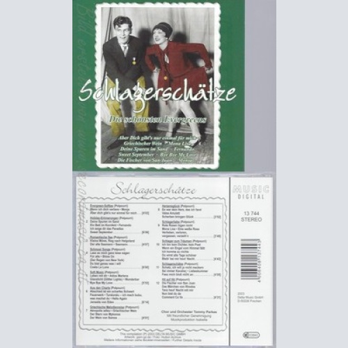 CD--VARIOUS -- SCHLAGERSCHAETZE - DIE SCHOENSTEN EVERGREENS