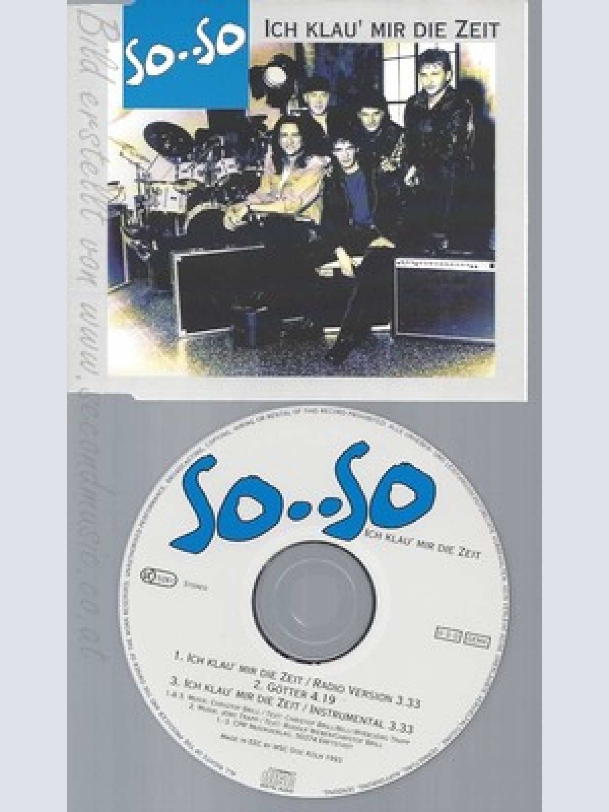 CD--SO..SO --- ICH KLAU' MIR DIE ZEIT