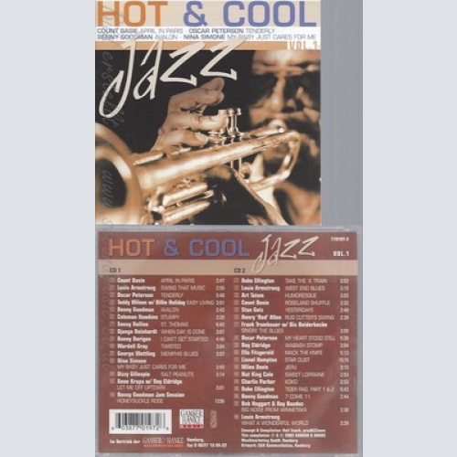 CD--VARIOUS -- --2CD -- HOT & COOL JAZZ-VOL.1