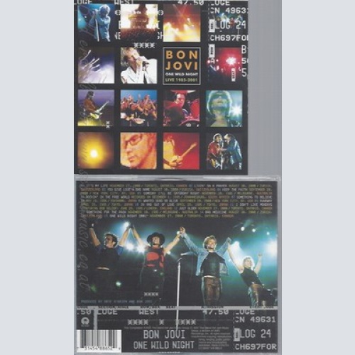 CD--BON JOVI -- -- ONE WILD NIGHT --1985-2001
