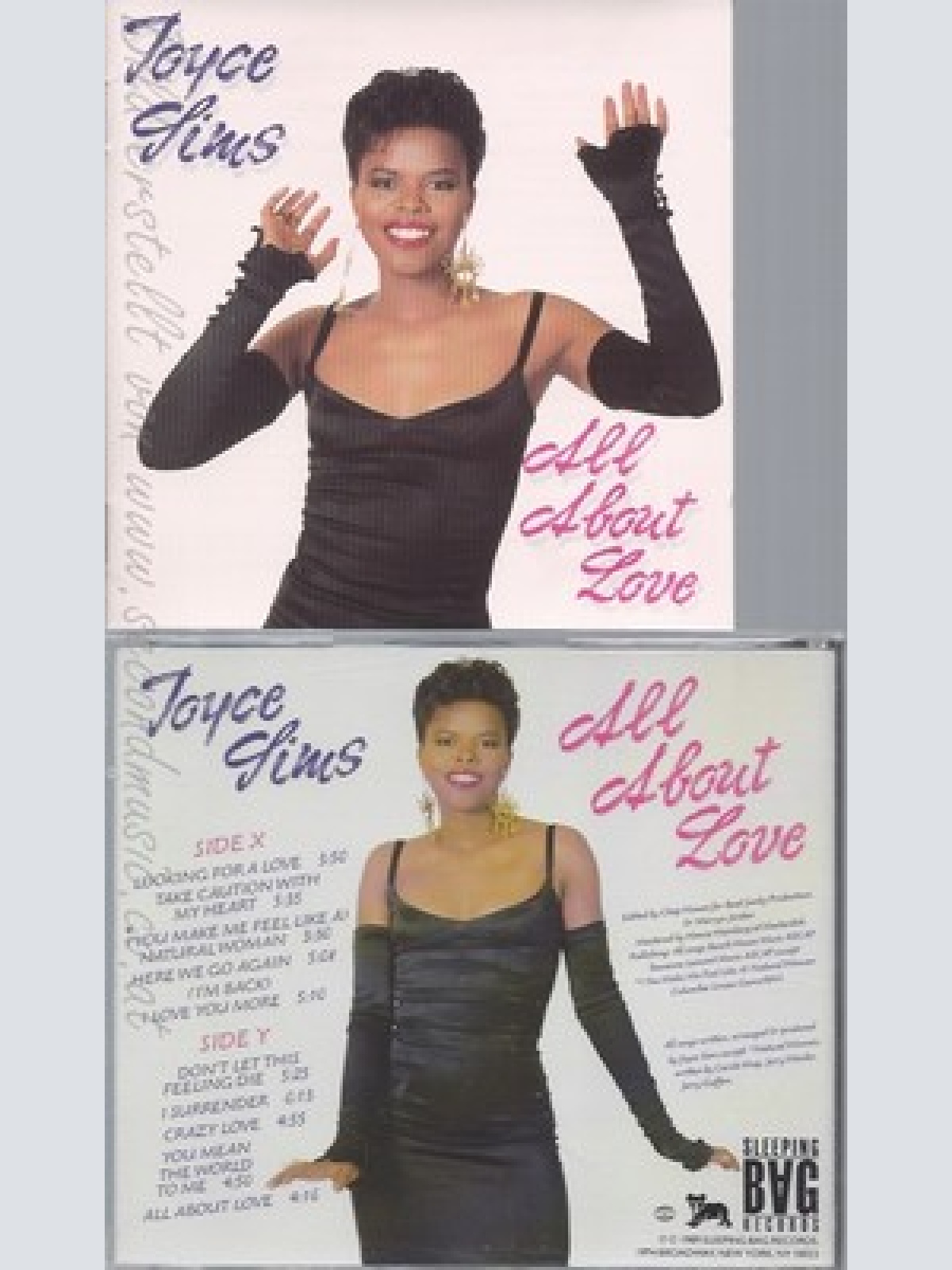 CD--JOYCE SIMS--ALL ABOUT LOVE