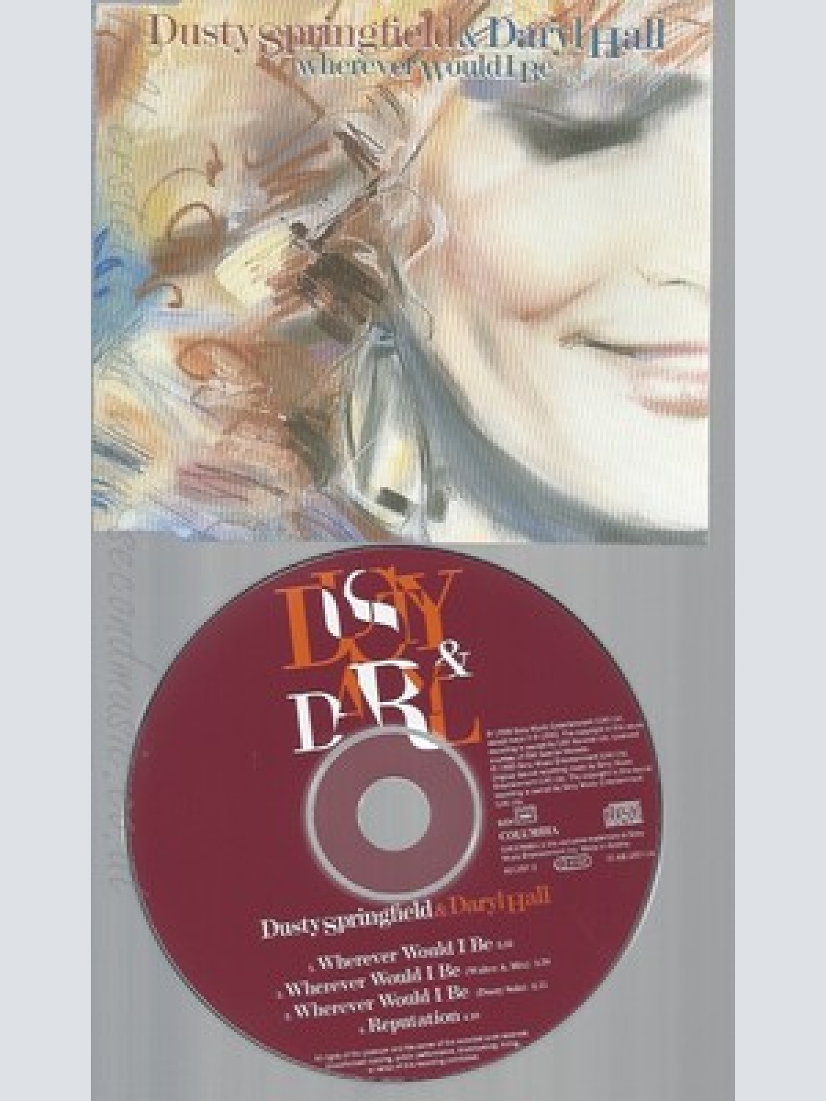 CD--DUSTY SPRINGFIELD ----3 VERSIONS, & DARYL HALL, 1995, PLUS 'REPUTATION'-