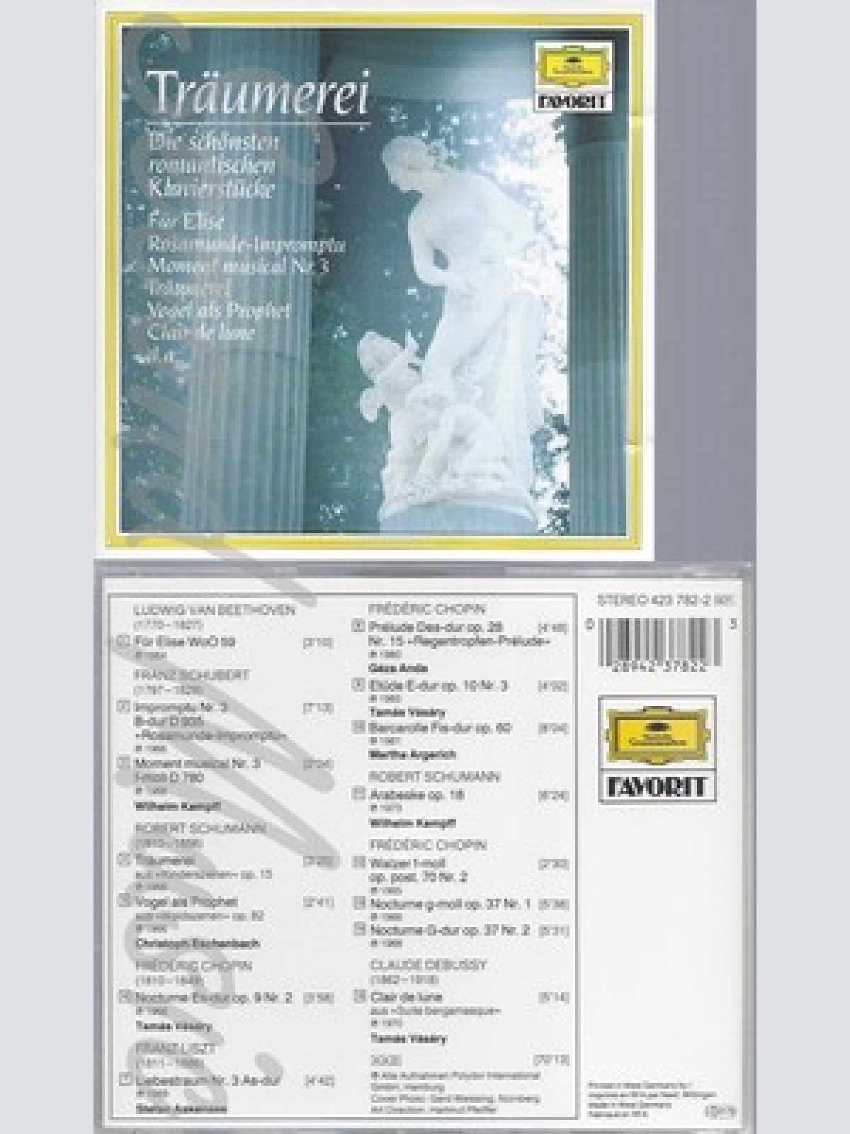 CD--ARGERICH, ANDA, ASKENASE UND VASARY -1988- -- TRÄUMEREI -DIE SCHÖNSTEN ROMAN