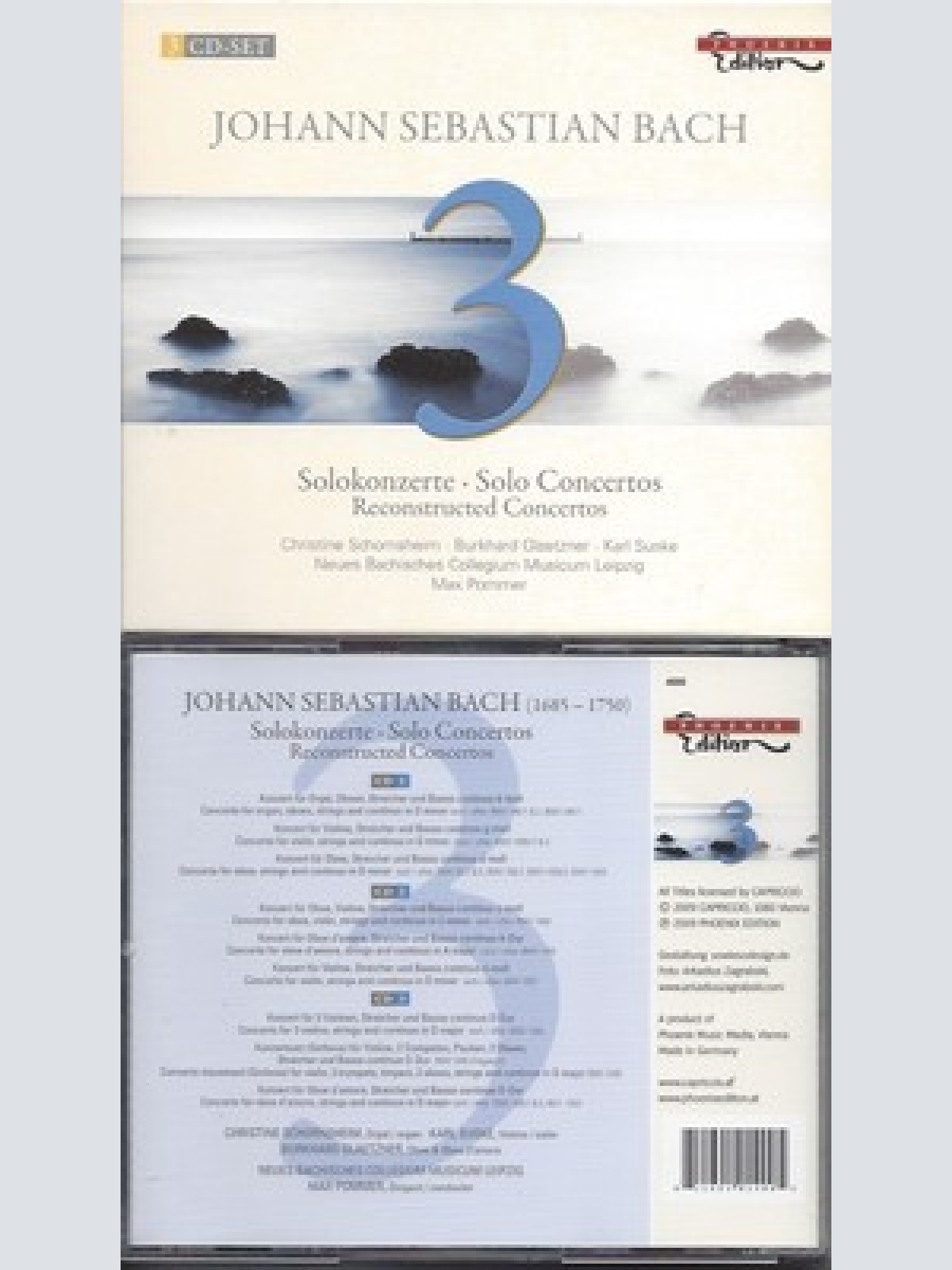 CD--SCHORNSHEIM, SUSKE, GLAETZNER UND JOHANN SEBASTIAN BACH -KOMPONIST- -2009- -