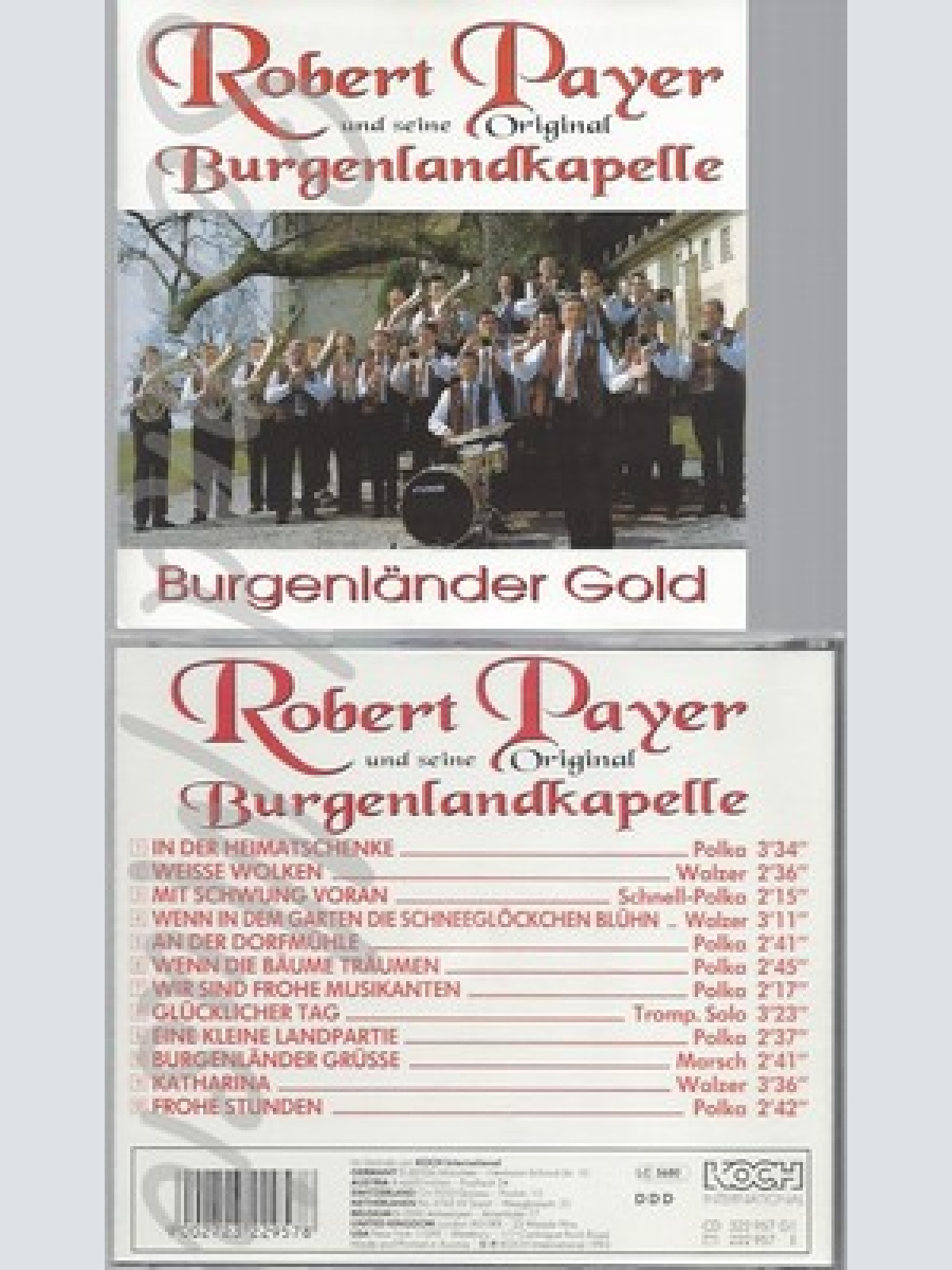 CD--ROBERT PAYER -1993- -- BURGENLAENDER GOLD