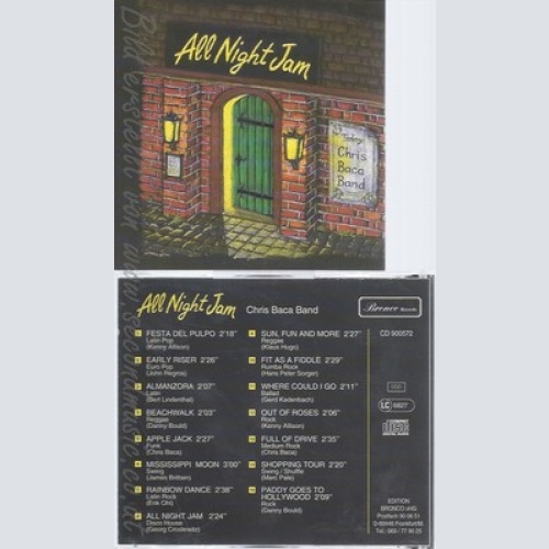 CD--ALL NIGHT JAM--CHRIS BACA BAND