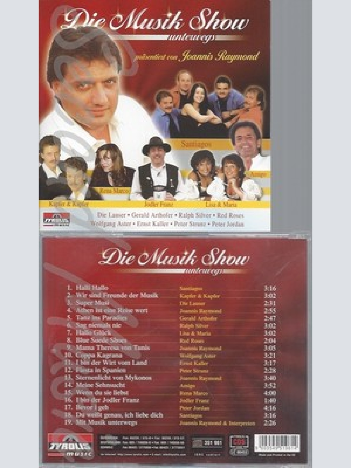 CD--VARIOUS -2002- -- DIE MUSIK SHOW UNTERWEGS PRAES.
