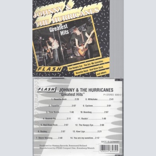CD--JOHNNY & THE HURRICANES -- GREATEST HITS -14 TRACKS-