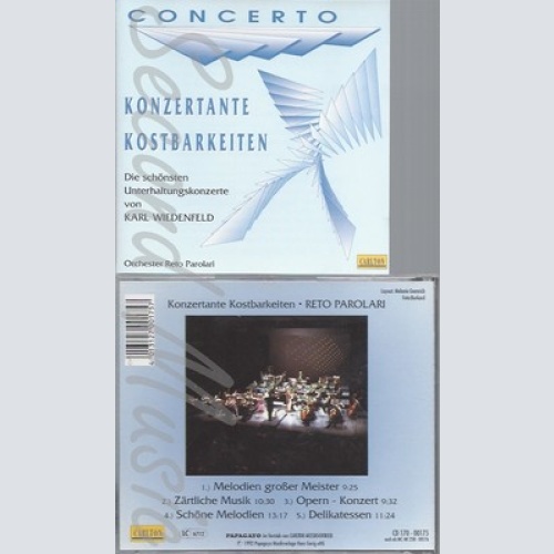 CD--RETO PAROLARI ORCHESTER -1992- -- KONZERTANTE KOSTBARKEITEN 1