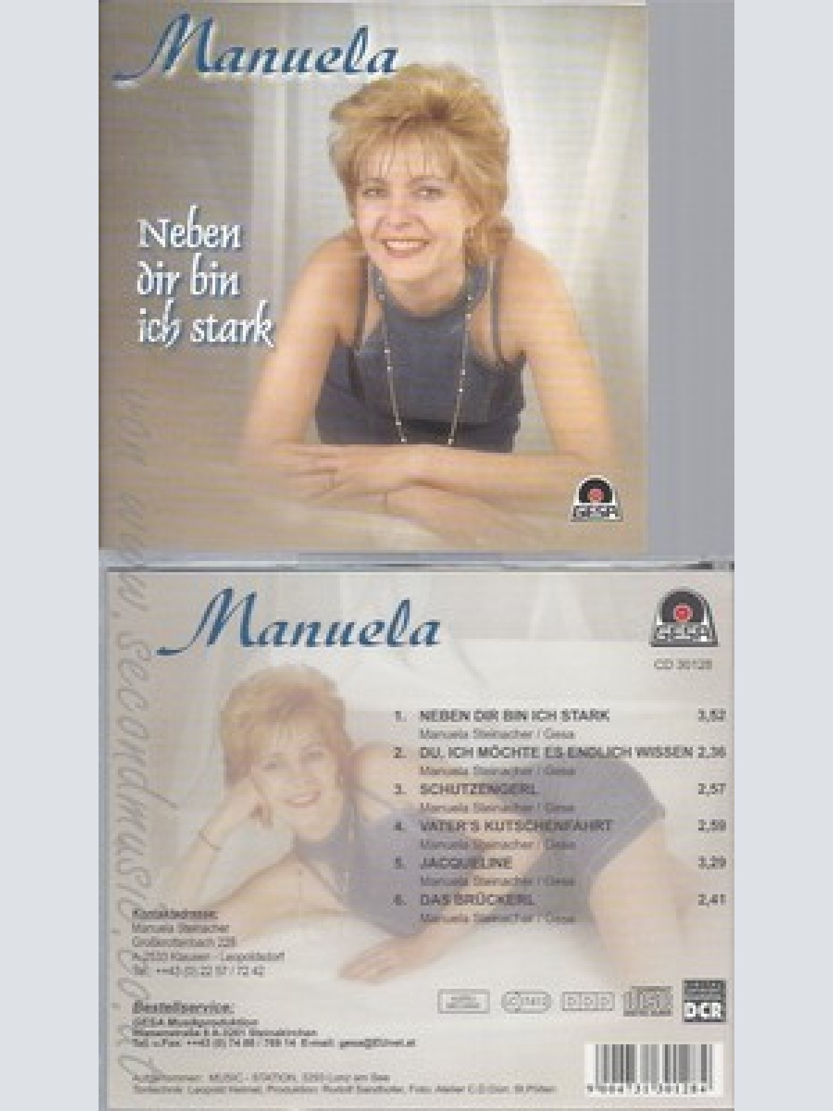 CD--MANUELA--NEBEN DIR BIN ICH STARK