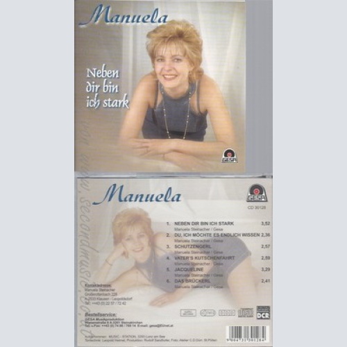 CD--MANUELA--NEBEN DIR BIN ICH STARK