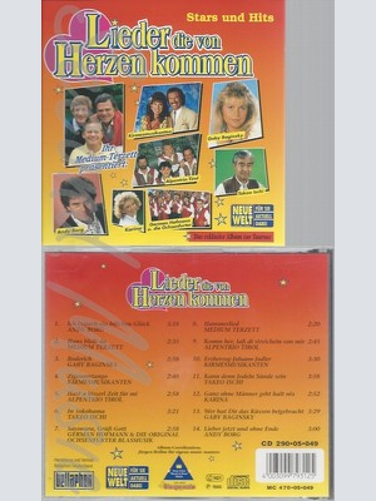 CD--HERZEN KOMMEN / VARIOUS -1995- -- LIEDER DIE