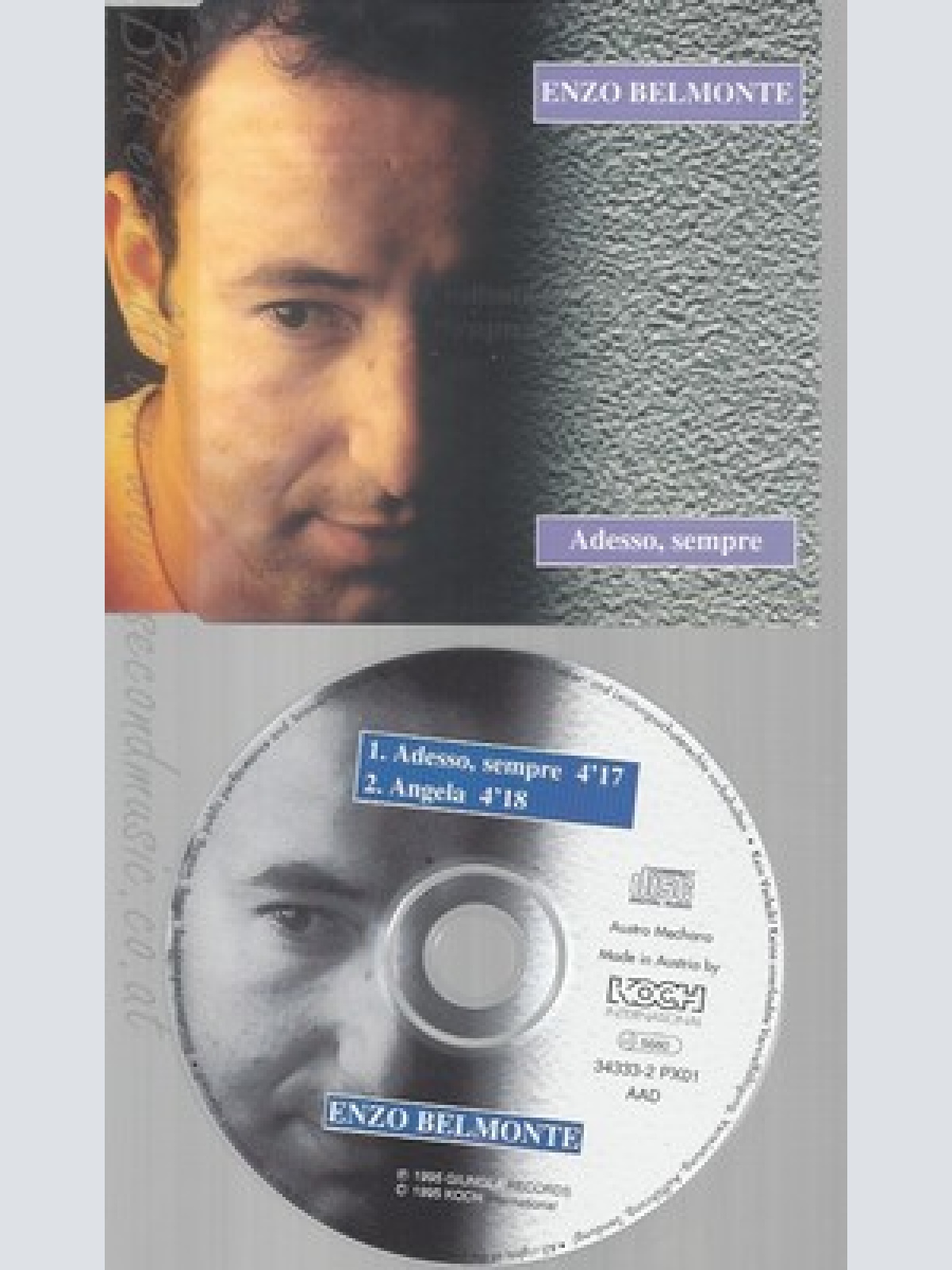 CD--ENZO BELMONTE -  - - SINGLE -- ADESSO,SEMPRE