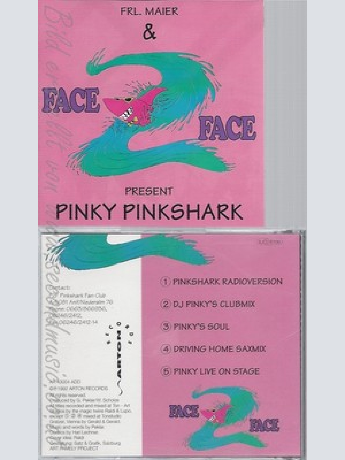 CD--FACE TO FACE--PINKY PINKSHARK