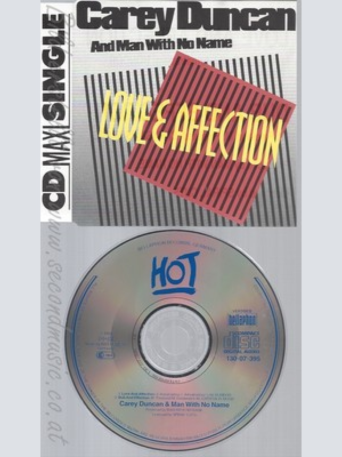 CD--CAREY DUNCAN & MAN WITH NO NAME - SINGLE -- LOVE & AFFECTION