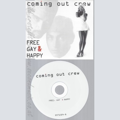 CD--COMING OUT CREW -  - - SINGLE -- FREE GAY & HAPPY