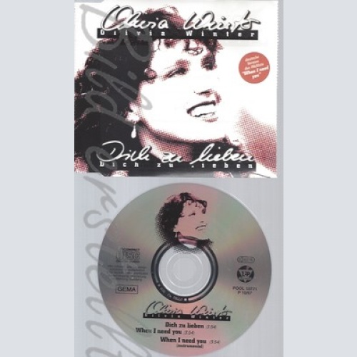 CD--OLIVIA WINTER - SINGLE -- DICH ZU LIEBEN