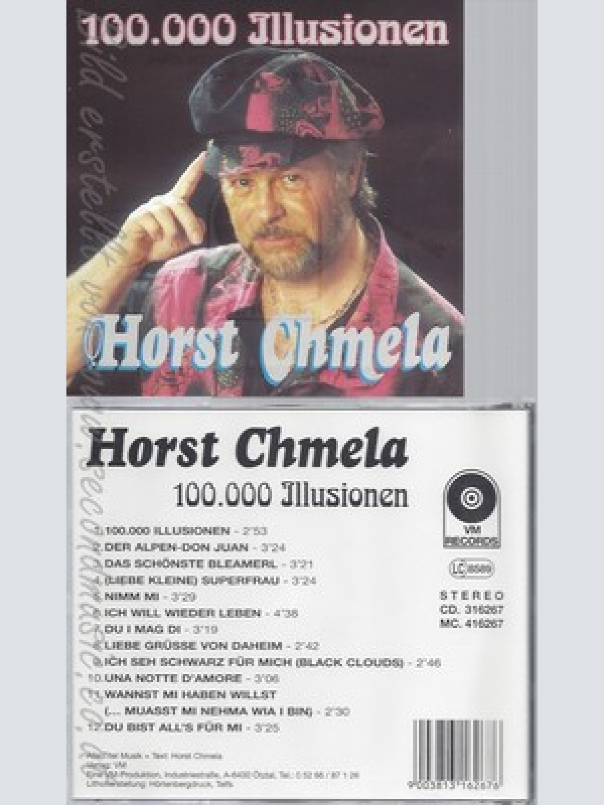 CD--HORST CHMELA -- 100.000 ILLUSIONEN