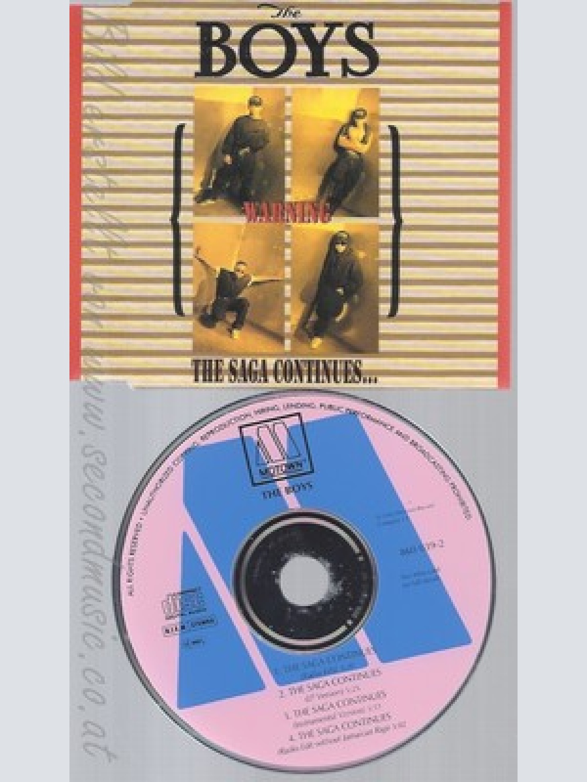 CD--THE BOYS--WARNING THE SAGA CONTINUES