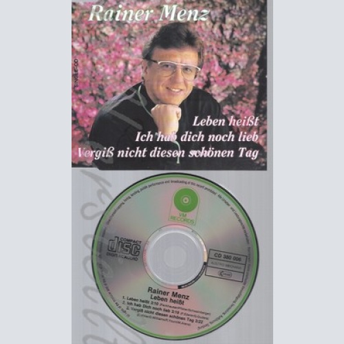 CD--RAINER MENZ--LEBEN HEISST