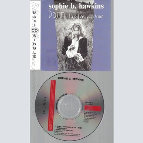 CD--SOPHIE B. HAWKINS -- --- DAMN, I WISH I WAS YOUR LOVER