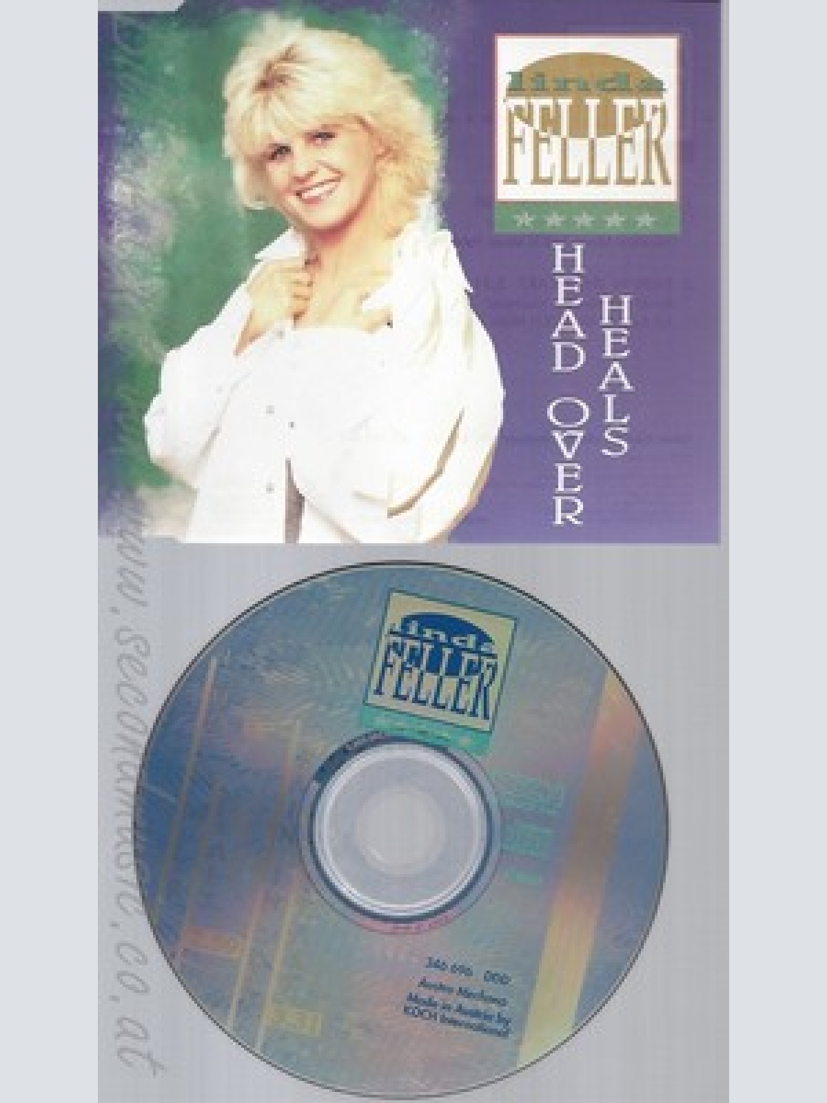 CD--LINDA FELLER -  - - SINGLE -- HEAD OVER HEALS