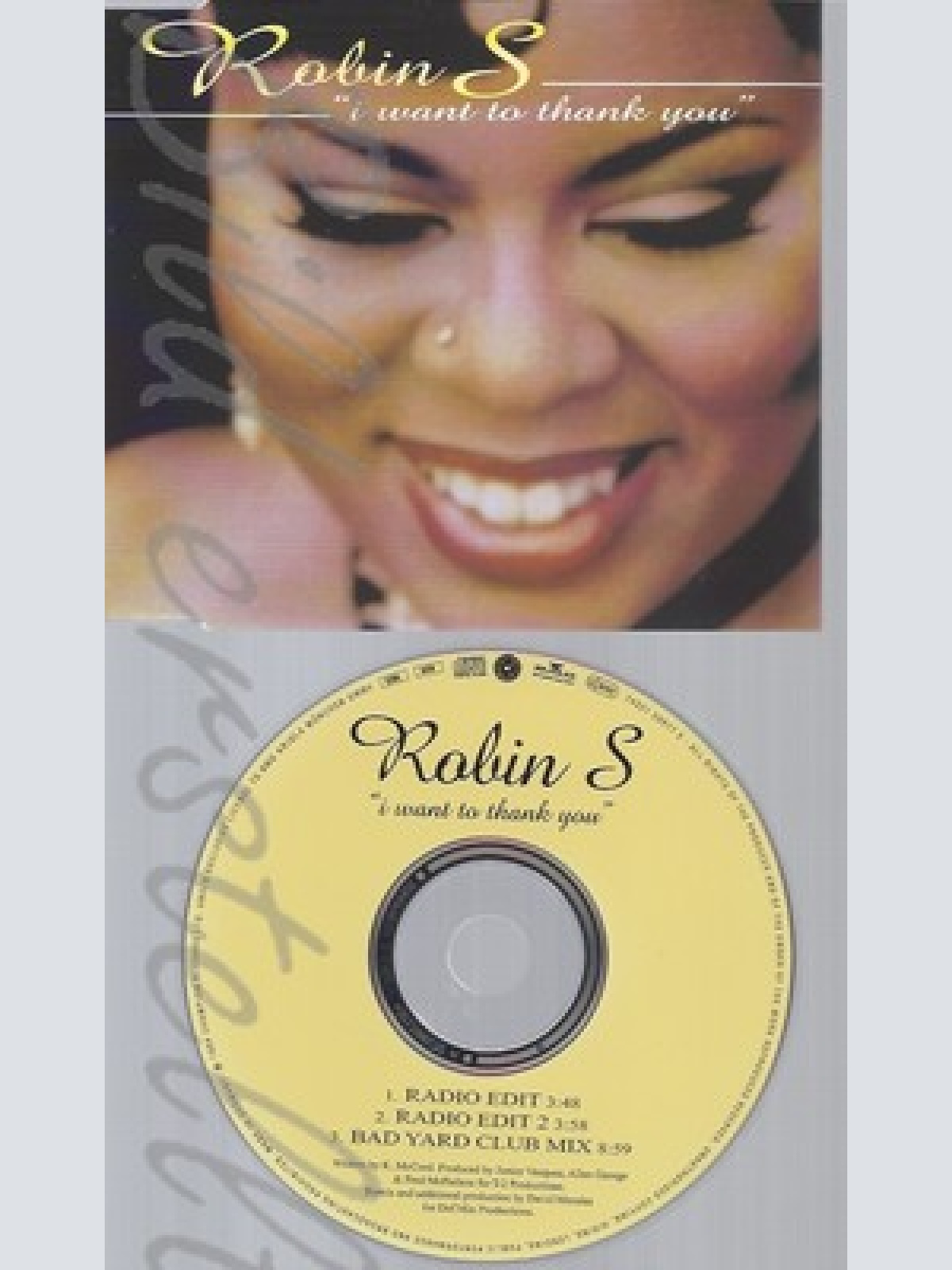CD--ROBIN S --- I WANT TO THANK YOU