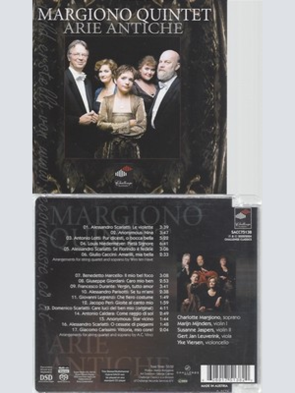 CD--MARGIONO QUINTET UND VARIOUS -- --HYBRID SACD --- ARIE ANTICHE