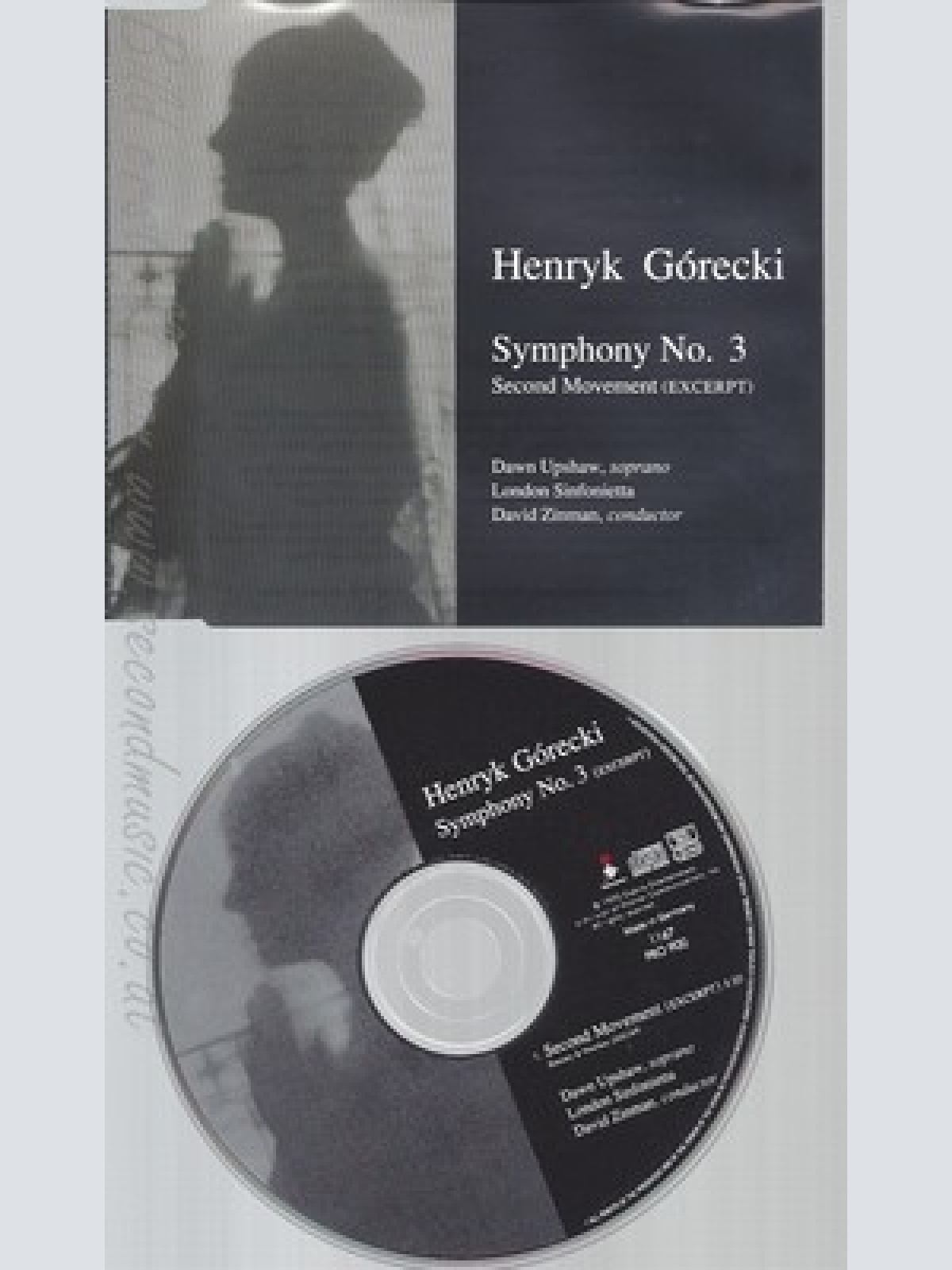 CD--HENRYK GORECKI--SYMPHONY NO 3