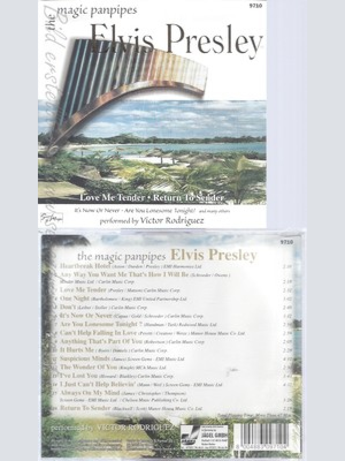CD--THE MAGIC PANPIPES -- -- ELVIS PRESLEY BY PANPIPES