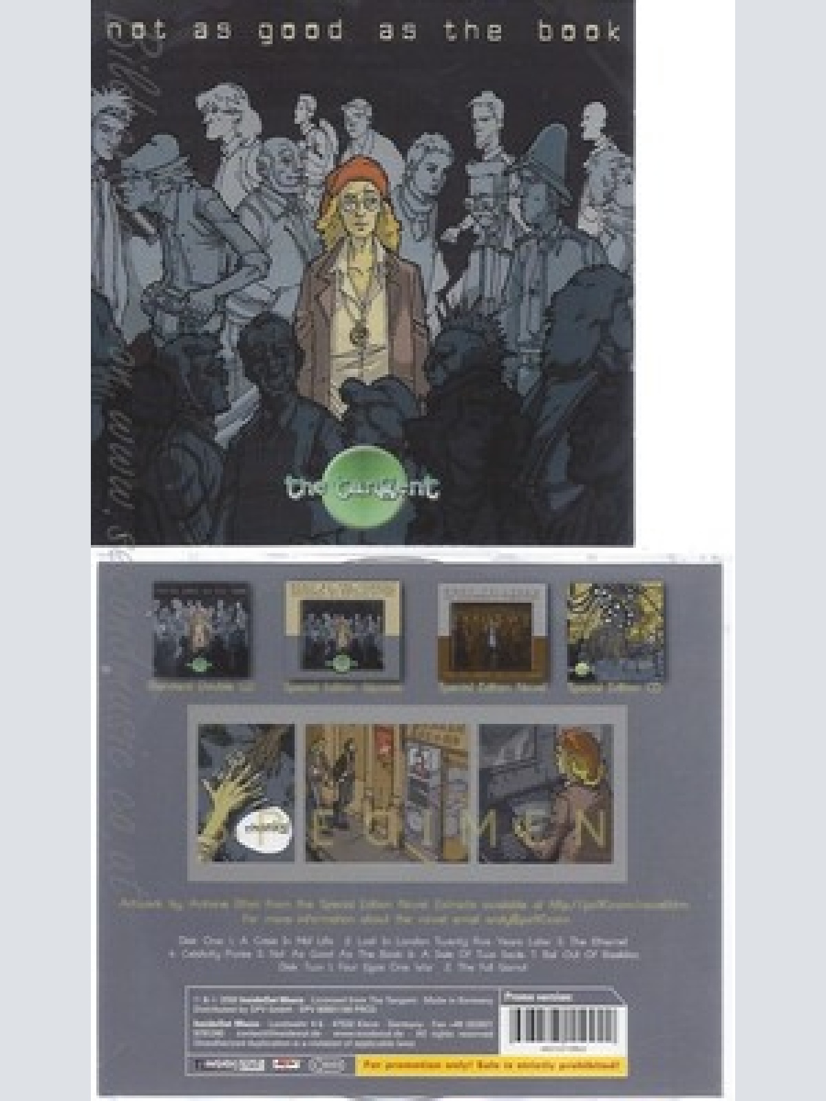 CD--THE TANGENT--NOT AS GOOD AS THE BOOK--PROMO