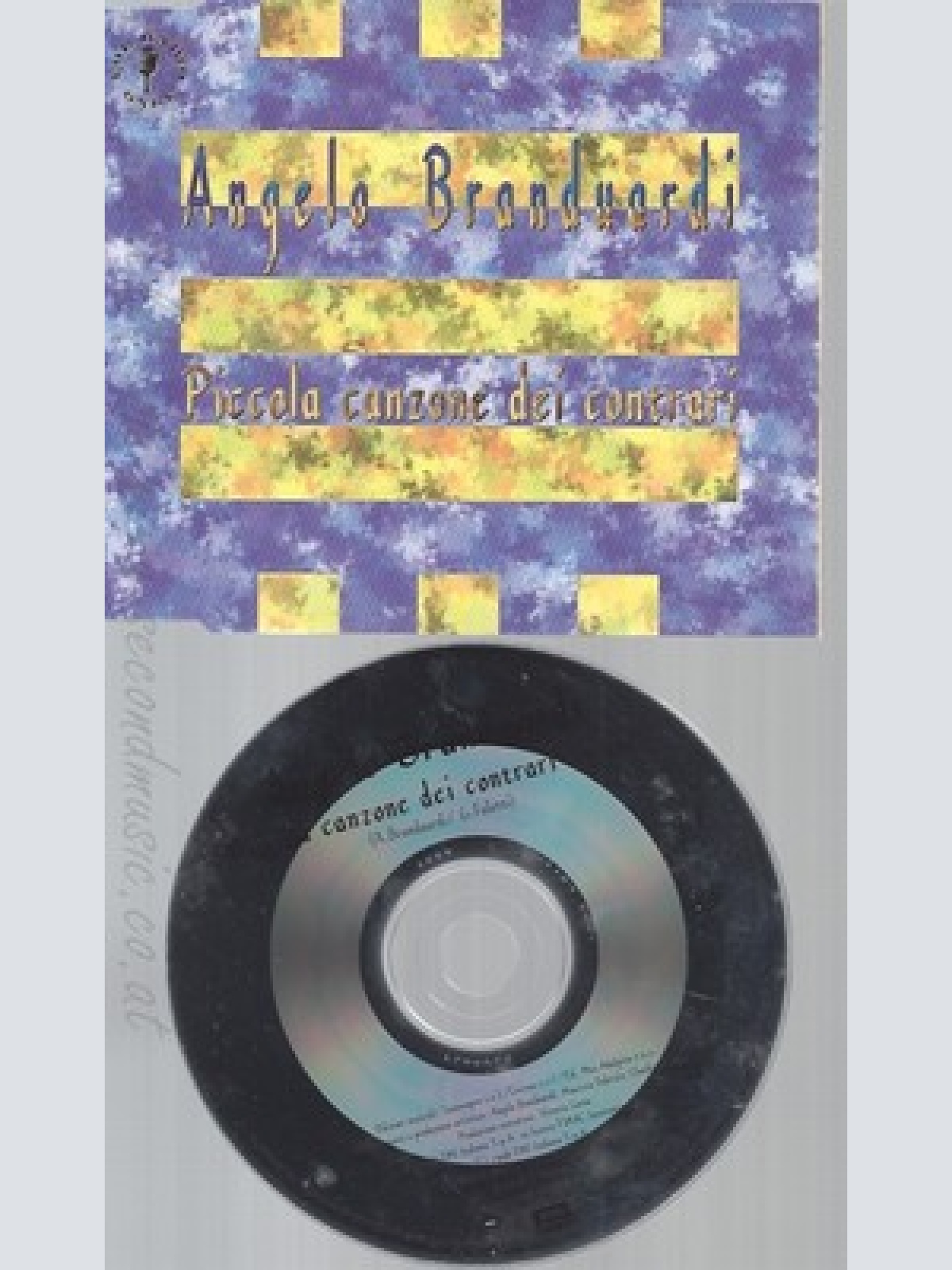 CD--ANGELO BRANDUARDI--PICCOLA CANZONE DIE CONTRARI