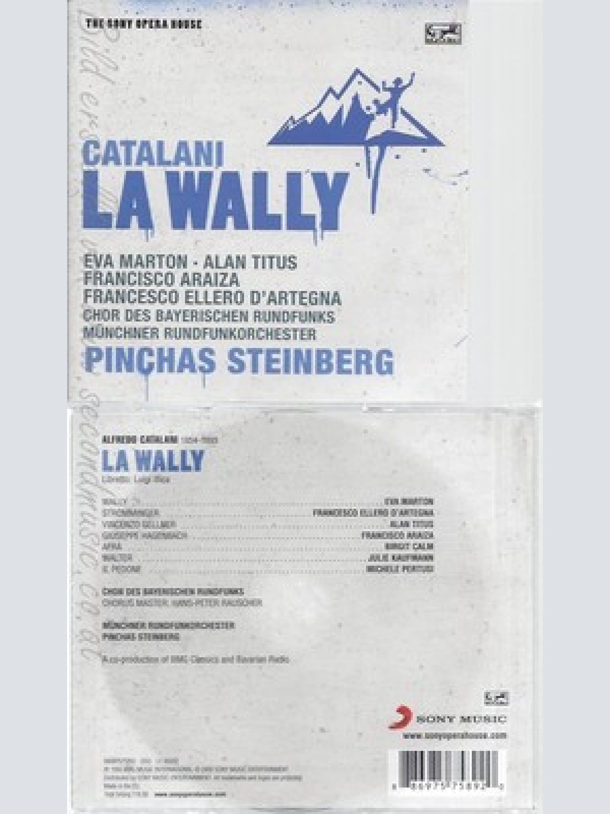 CD--PINCHAS STEINBERG UND ALFREDO CATALANI -- -- --2CD -- LA WALLY-SONY OPERA HO