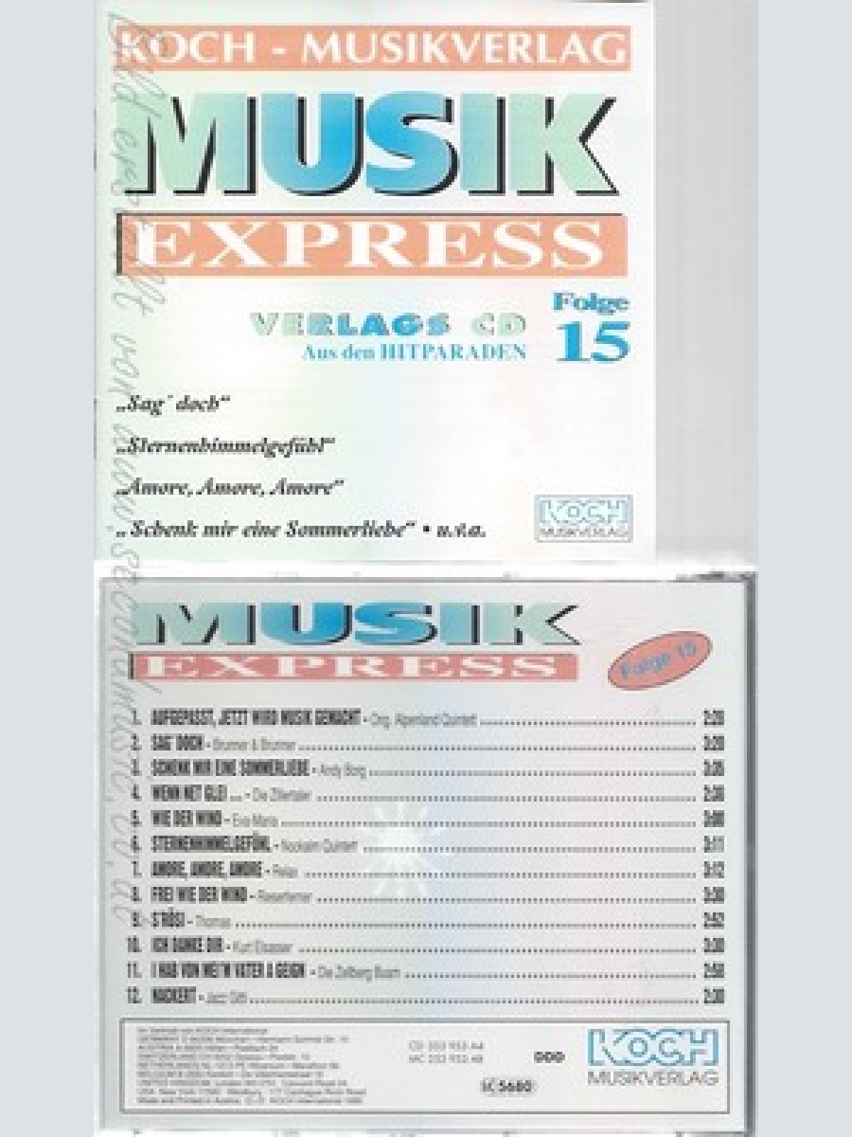 CD--MUSIK EXPRESS--FOLGE 15--JAZZ GITTI --VA