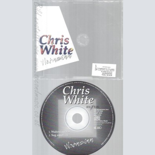 CD--CHRIS WHITE--WAHNSINN--PROMO
