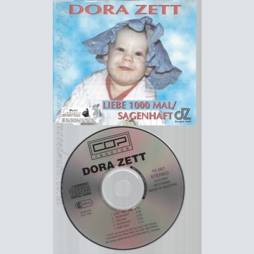 CD--DORA ZETT--LIEBE 1000 MAL SAGENHAFT--JARETZ/