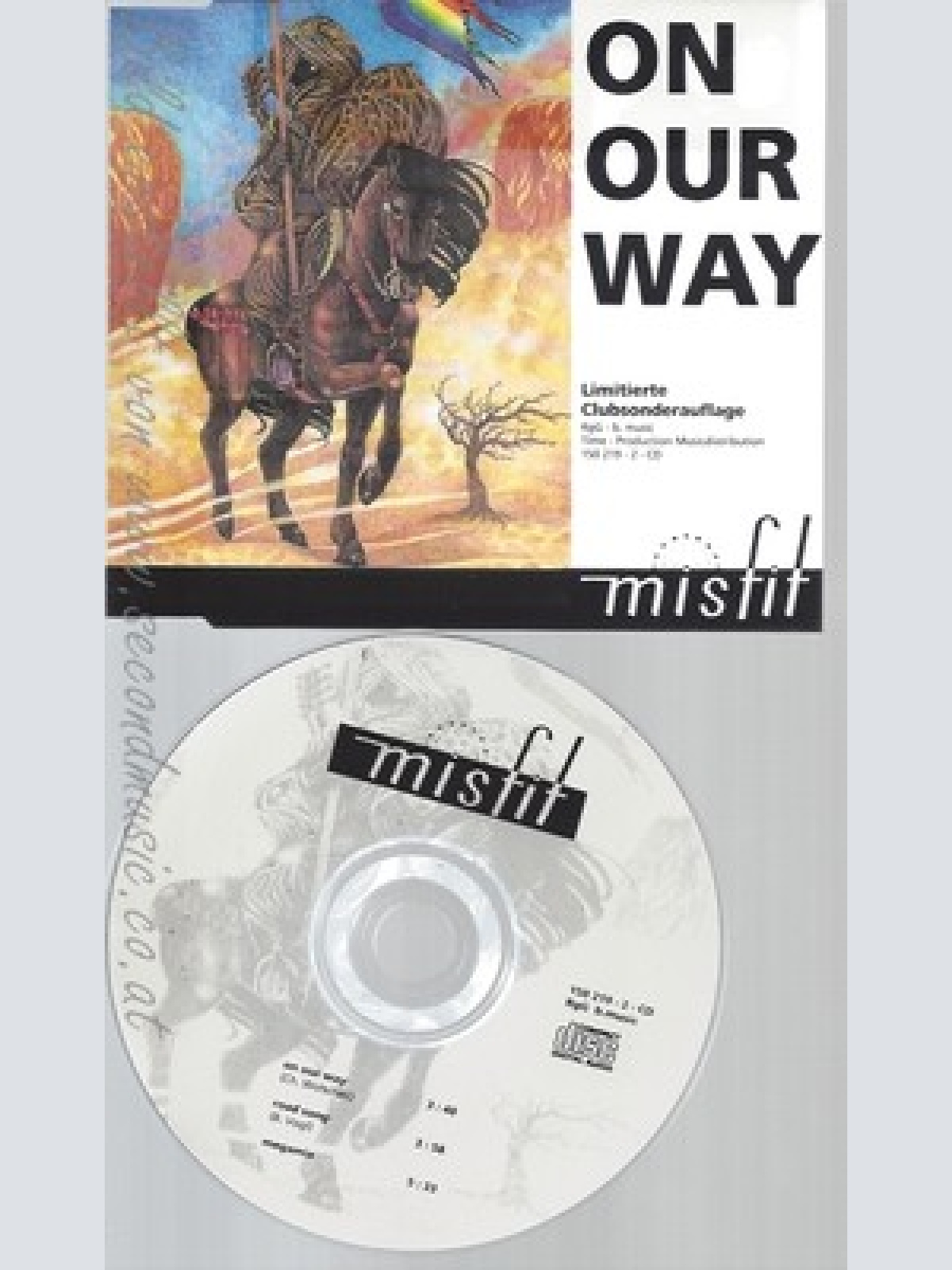 CD--MISFIT--ON OUR WAY--CLUBSONDERAUFLAGE