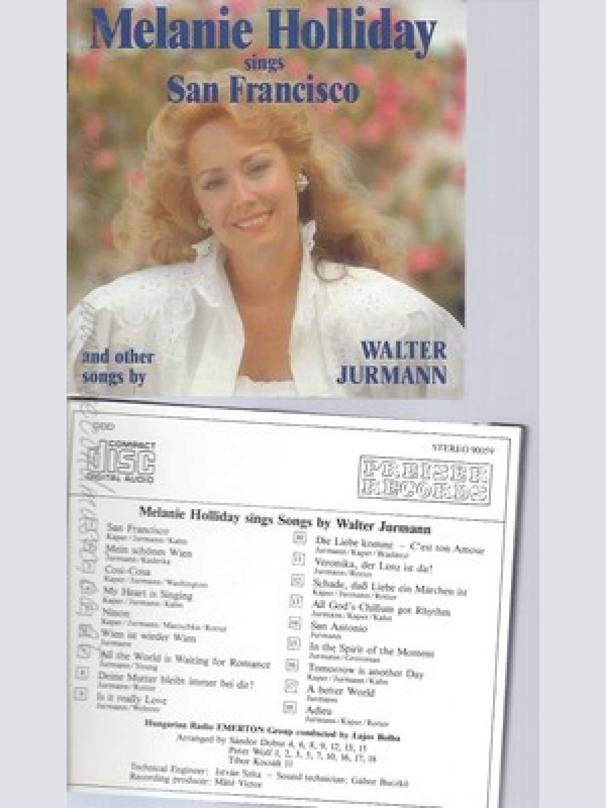 CD--MELANIE HOLLIDAY SINGS SAN FRANCISCO