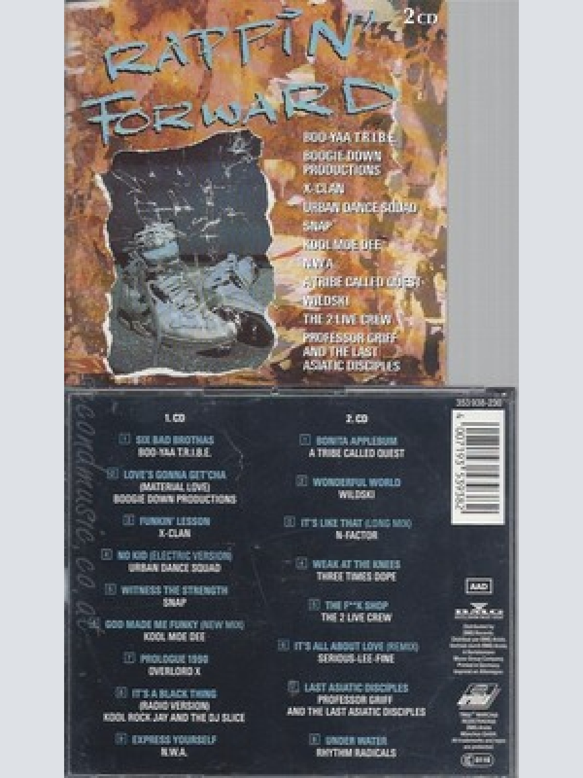 CD--MATERIAL LOVE, BOOGIE DOWN PRODUCTIONS, X---RAPPIN' FORWARD