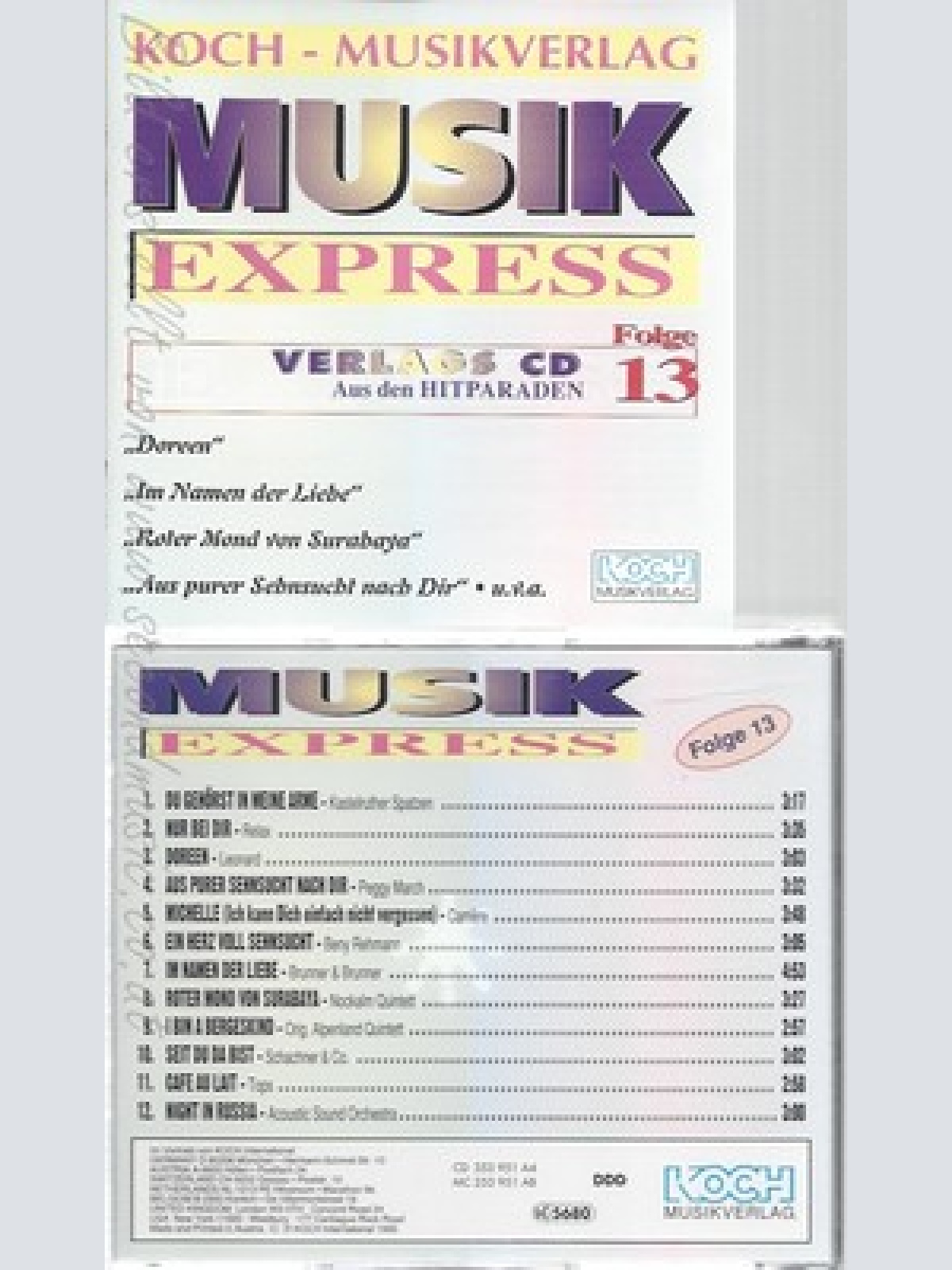 CD--MUSIK EXPRESS--FOLGE 13--