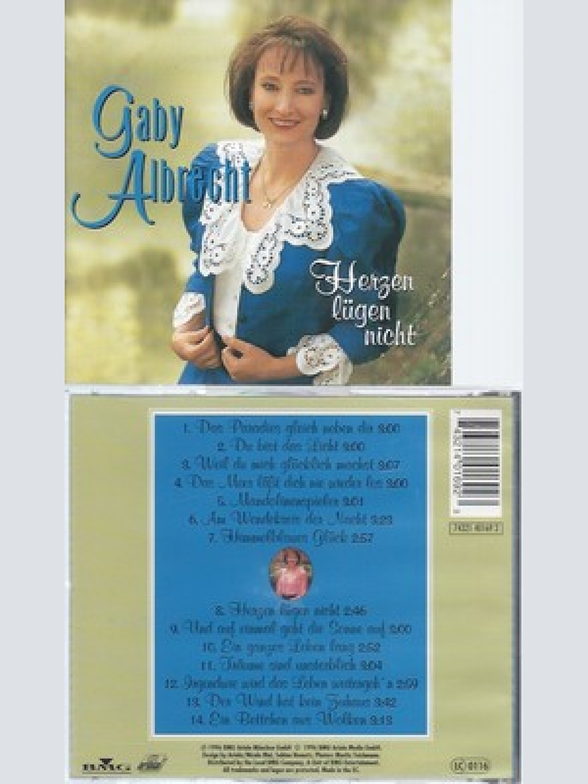 CD--GABY ALBRECHT--HERZEN LUEGEN NICHT