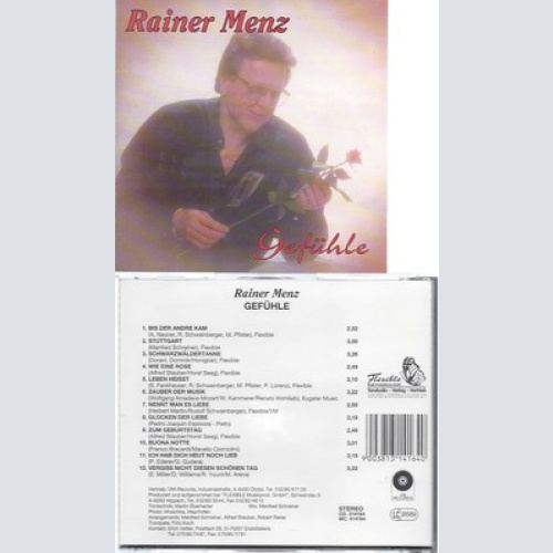 CD--RAINER MENZ--GEFUEHLE