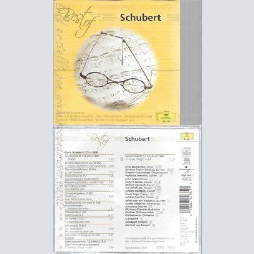 CD--JANOWITZ, FISCHER--2004----ELOQUENCE- BEST OF SCHUBERT