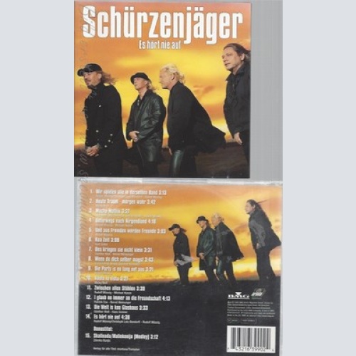 CD--SCHUERZENJAEGER -- -- ES HOERT NIE AUF
