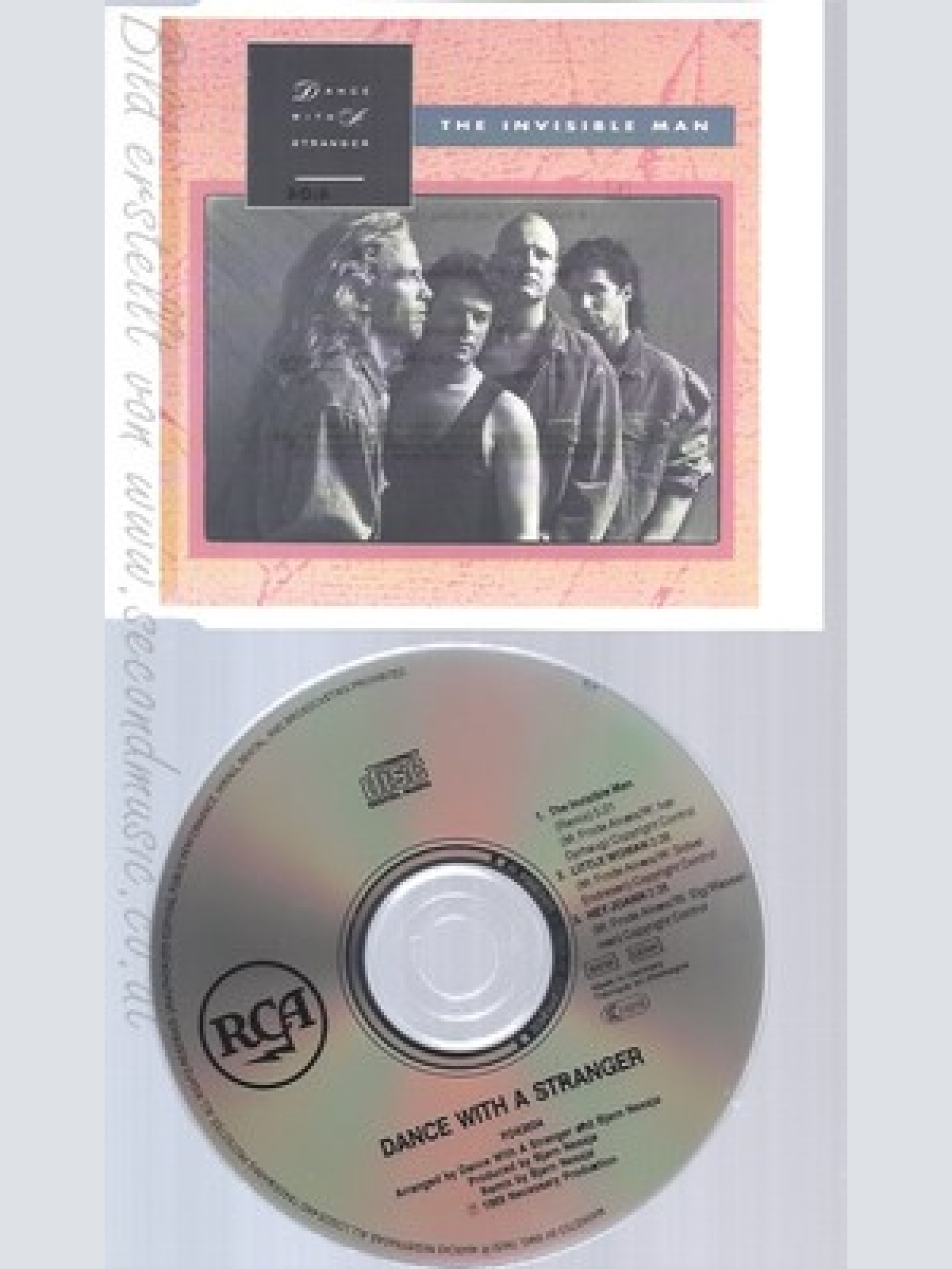 CD-- SINGLE -- INVISIBLE MAN -DANCE WITH STRANGER