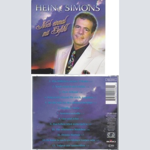 CD--HEINTJE SIMONS--NOCH EINMAL MIT GEFUEHL